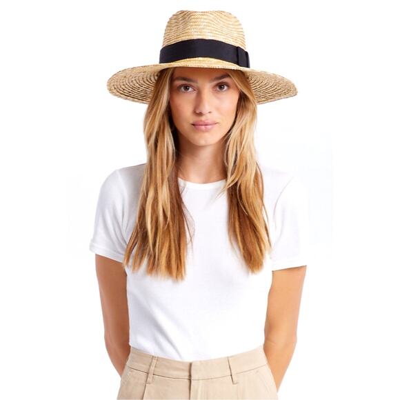 NWT Brixton Joanna straw hat in Honey Size Medium main image 11